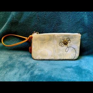 Coach Bumble Bee Wristlet